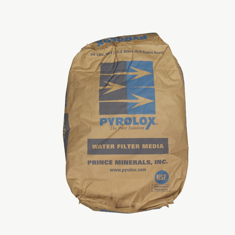 Загрузка Pyrolox для фильтра в частный дом