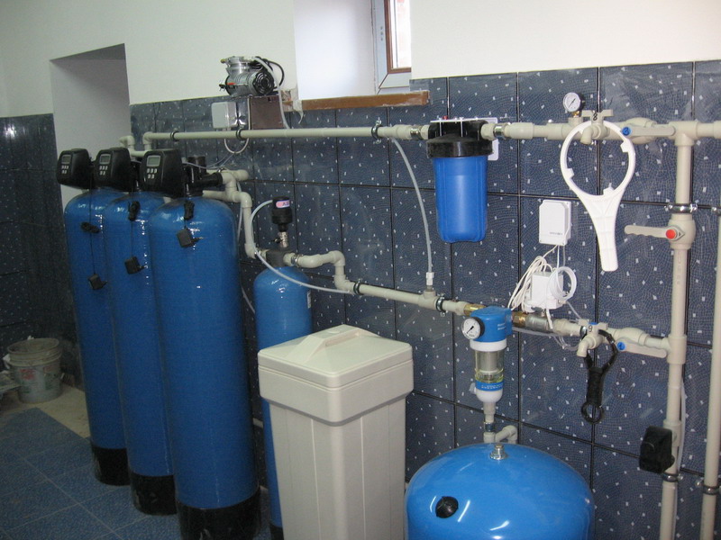 Промышленное оборудование для очистки воды из скважины
