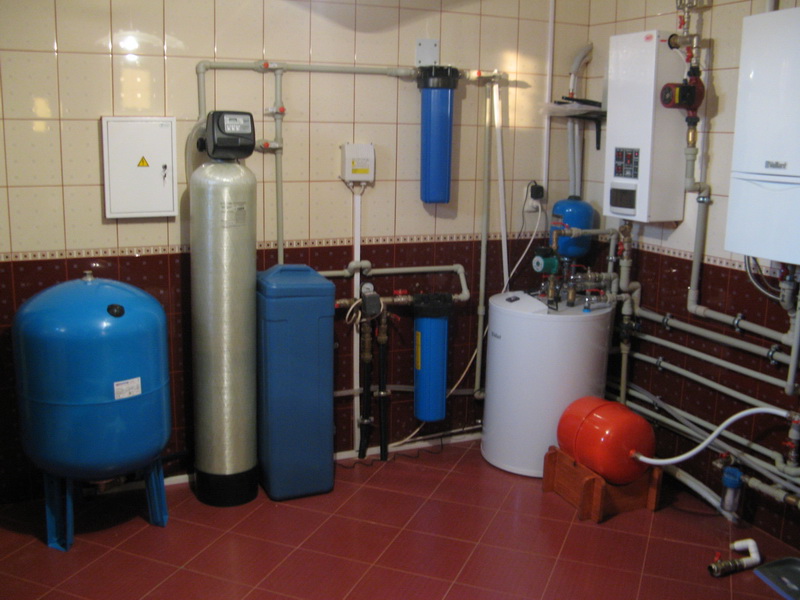 Комплект: система водоподготовки и водоочистки для загородного дома