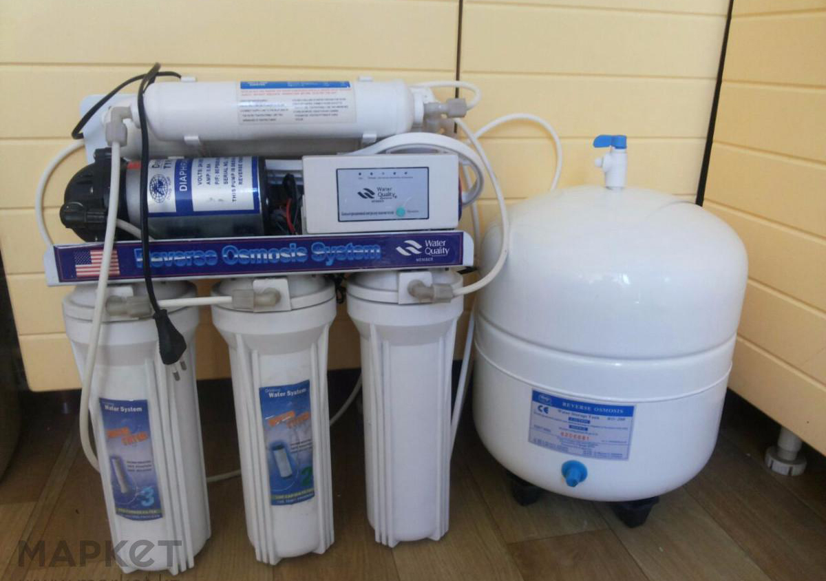 Система подготовки питьевой воды на основе обратного осмоса